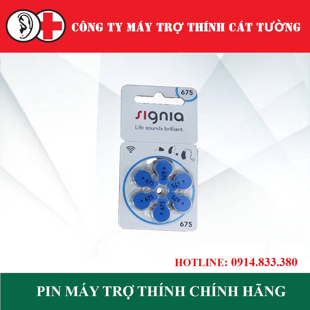 Pin MÁY TRỢ THÍNH  - Hàng chính hãng Signia , dùng cho tất cả các loại máy sau tai SP