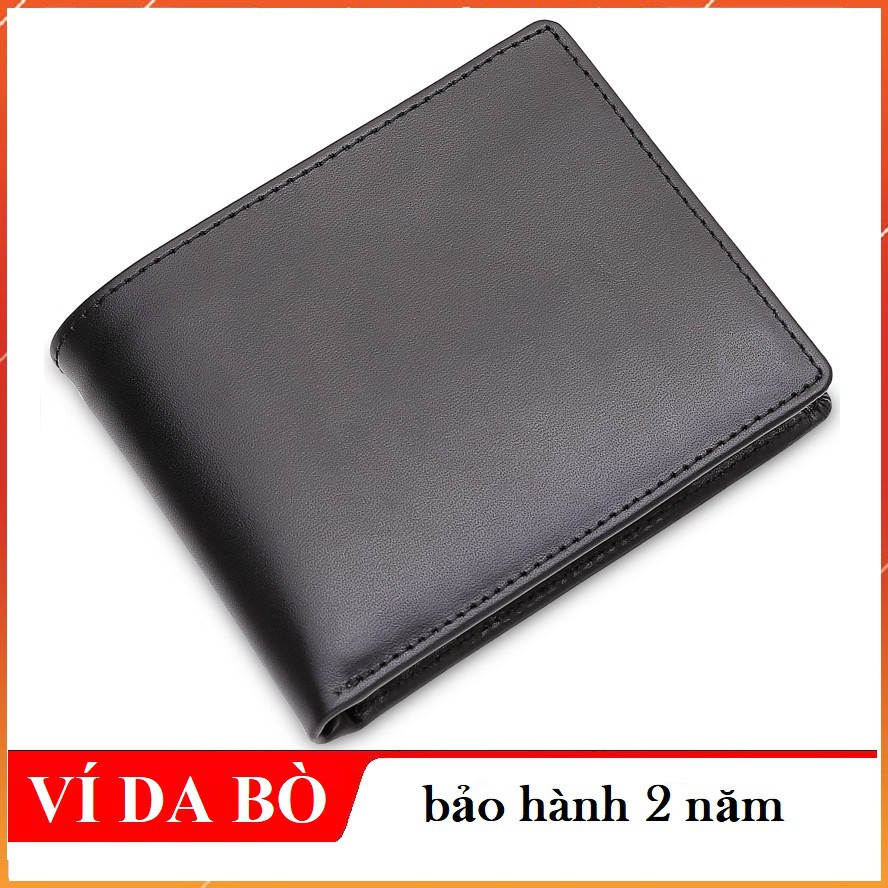 Ví Nam Da Thật 100% | Bóp Da Nam Tặng Kèm Hộp Cao Cấp | TB
