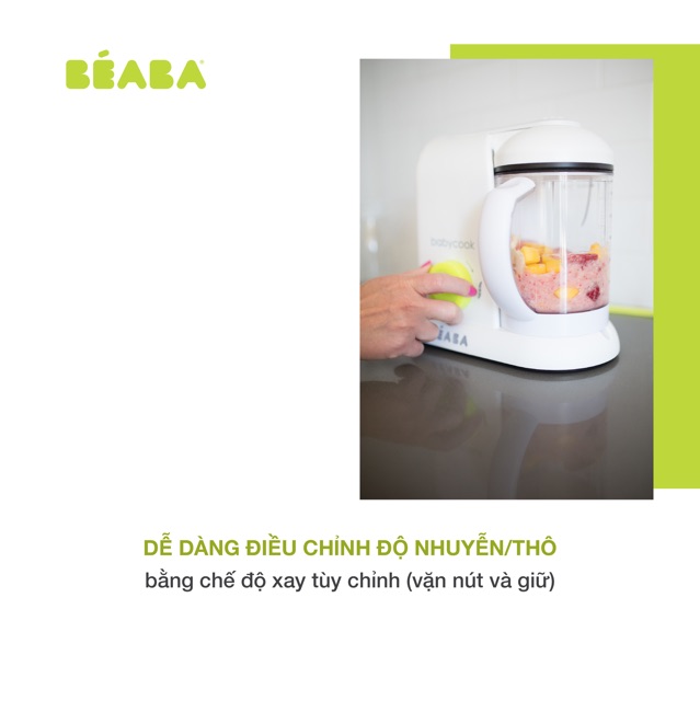 {BẢO HÀNH 1 NĂM} MÁY XAY HẤP ĐA NĂNG 4in1 BABYCOOK BÉABA