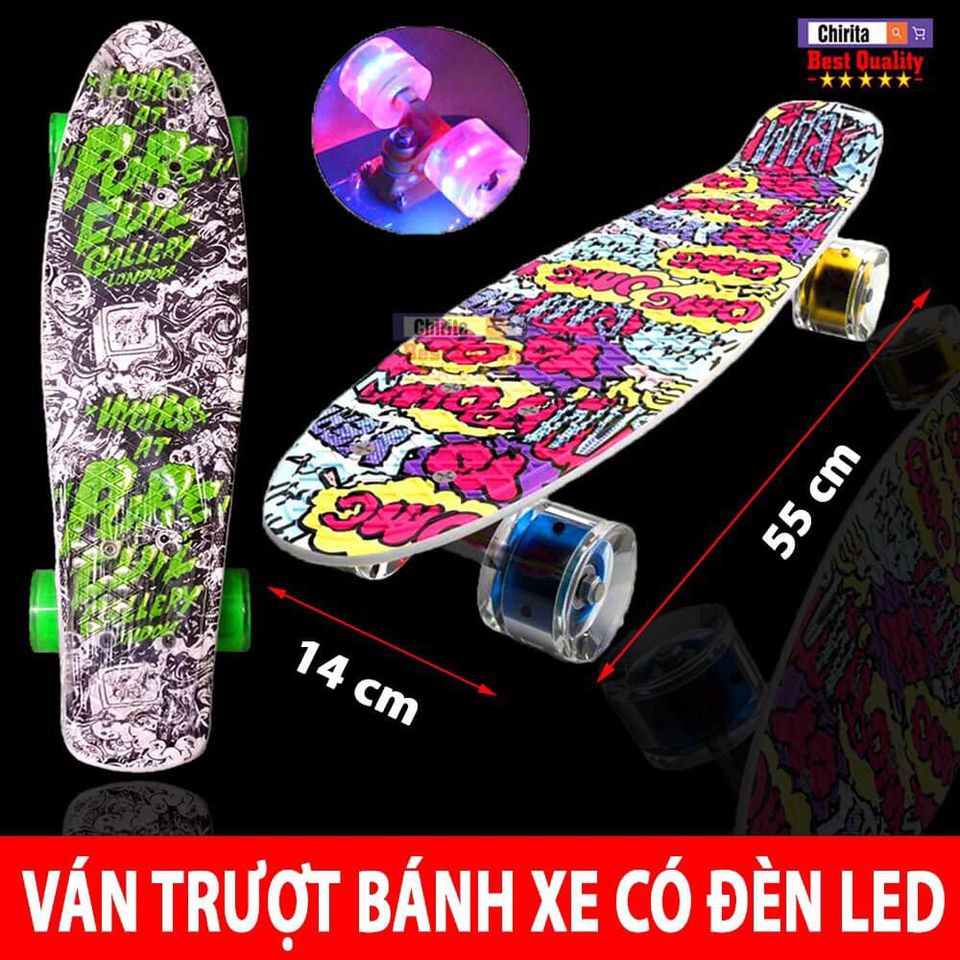 Ván Trượt Skateboard Penny Size Trung