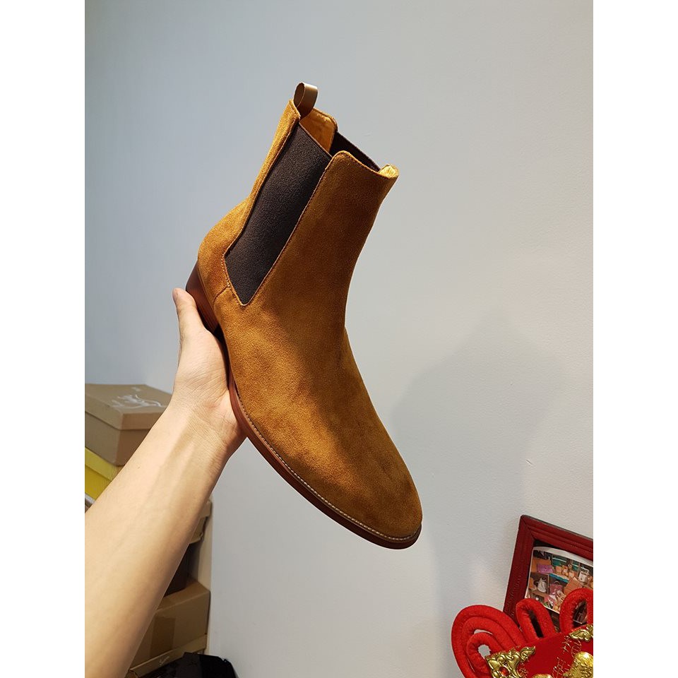 Chelsea boot da lộn  1:1