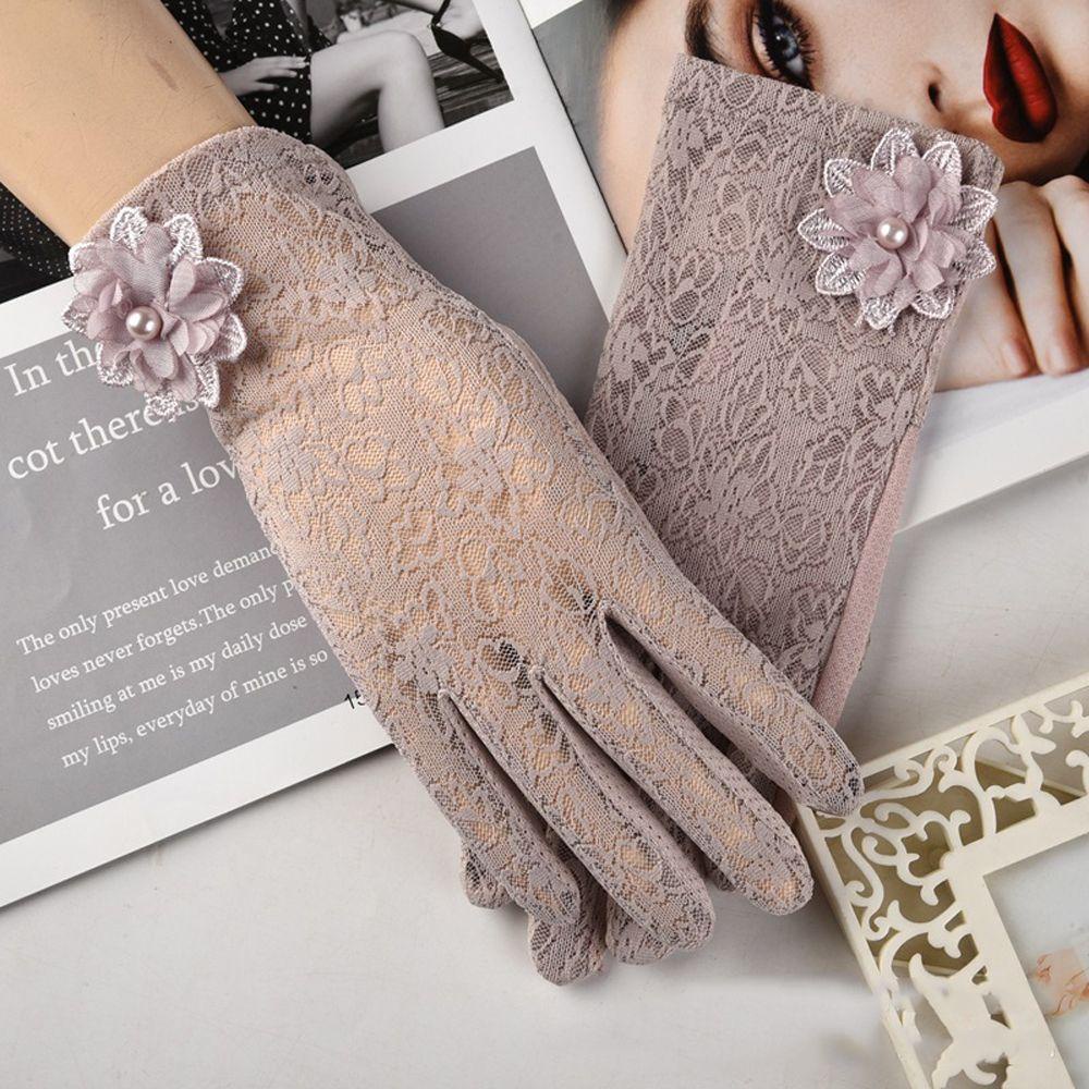 Găng Tay Chống Nắng Tia UV Chống Trượt Có Thể Chạm Màn Hình Cảm Ứng