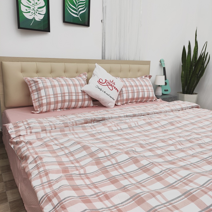 Bộ Chăn ga gối 4 món cotton 908 Shop Kingroom chuyên ga giường , bọc nệm | BigBuy360 - bigbuy360.vn