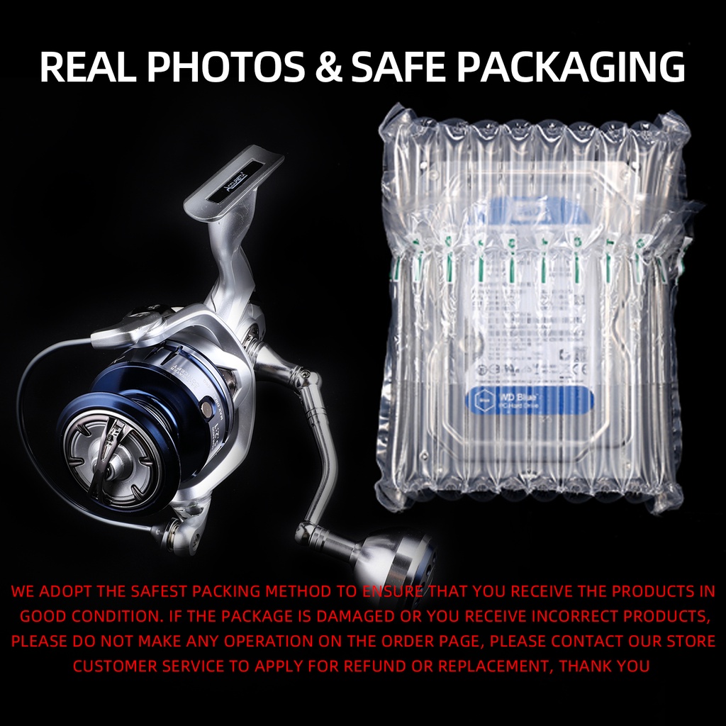 Máy Câu Cá Chống Nước 2022 1000-6000 9+1BB 5.2:1 Max Drag 12KG