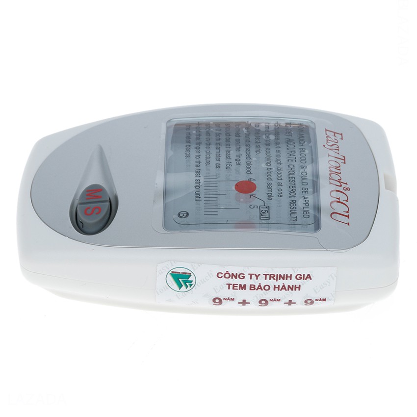 Máy đo Cholesterol Easy Touch ET322 + Tặng kèm lọ que thử mỡ