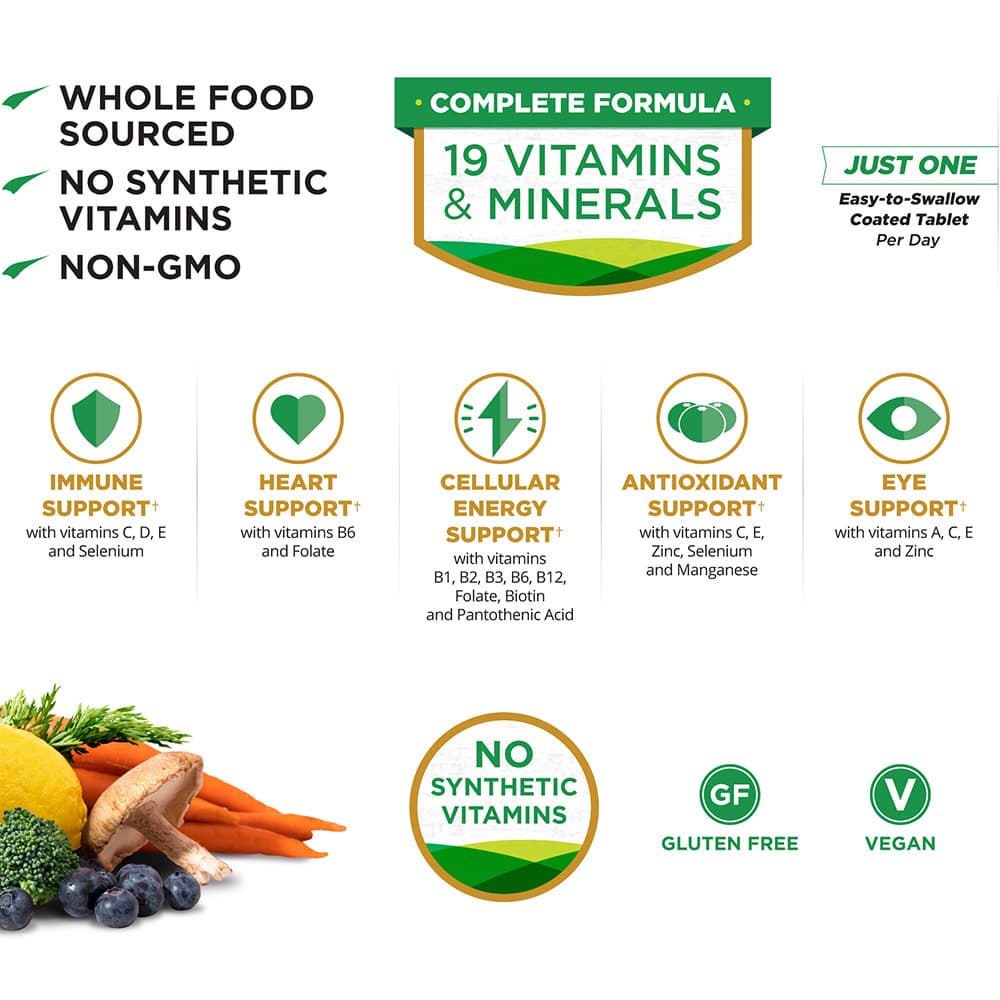 Viên uống bổ sung đa vitamin hữu cơ Kirkland Signature Organic Multivitamin 80 viên