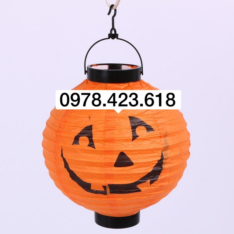 Đèn lồng Halloween - đèn lồng quả bí ngô trang trí lễ hội hóa trang phù thủy 2023
