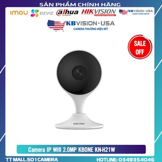 Camera IP Wifi 2.0MP KBONE KN-H21W Trong Nhà - Chính Hãng Bảo Hành 2 Năm