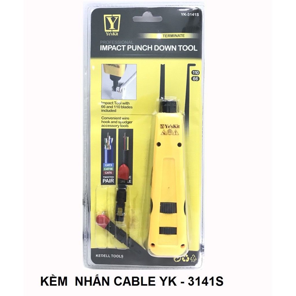 KỀM NHẤN CÁP YE'S KIT YK - 3141S