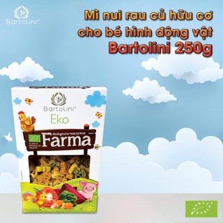 Mì nui rau củ hữu cơ bartolini
