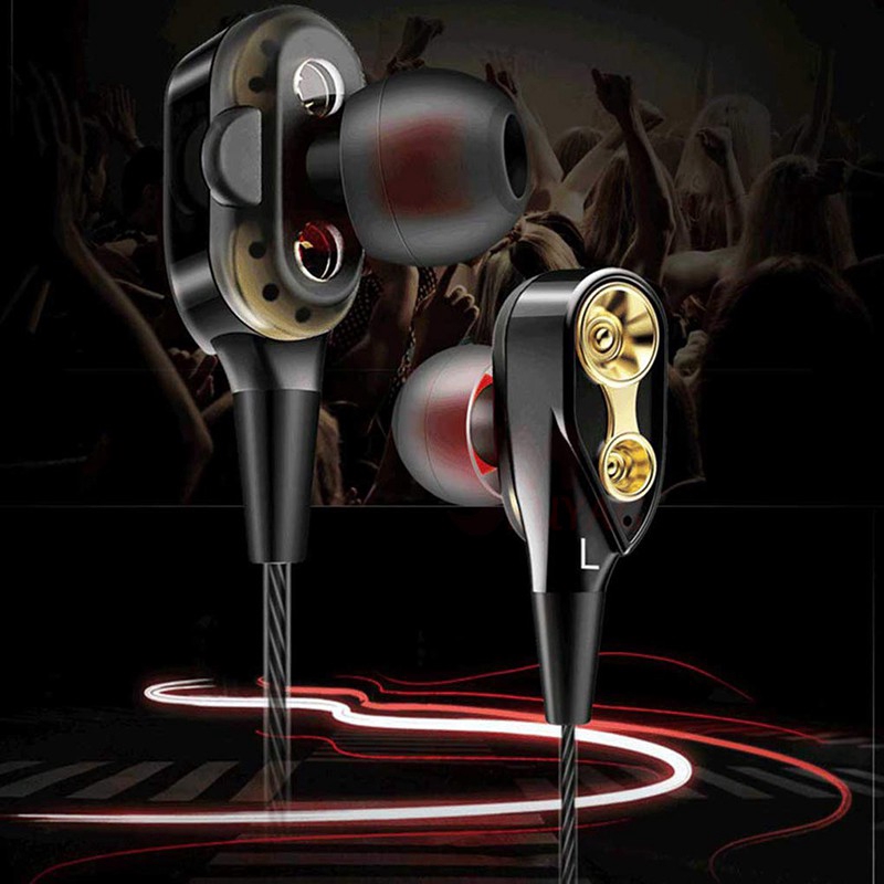 Tai Nghe Nhét Tai Mini Âm Thanh Siêu Trầm Cho Điện Thoại/Máy Nghe Nhạc Mp3