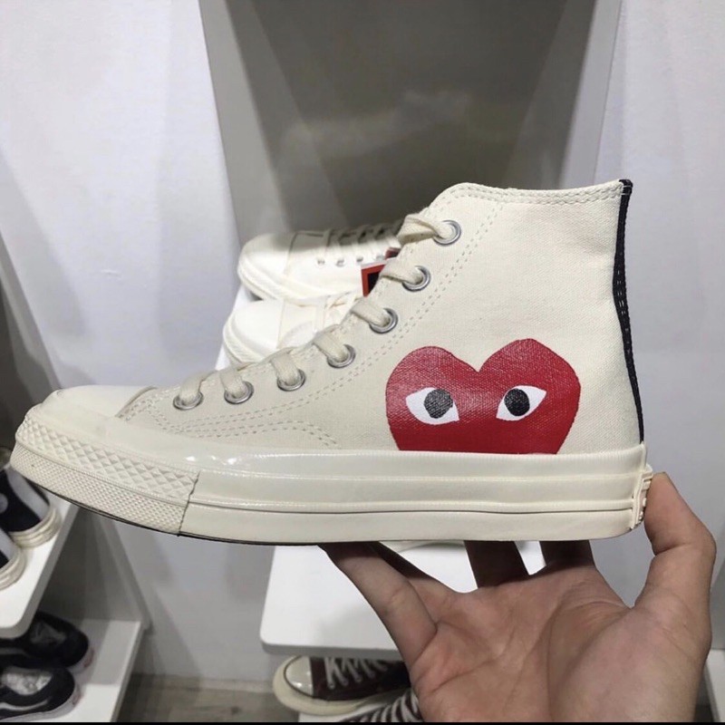 white high top cdg