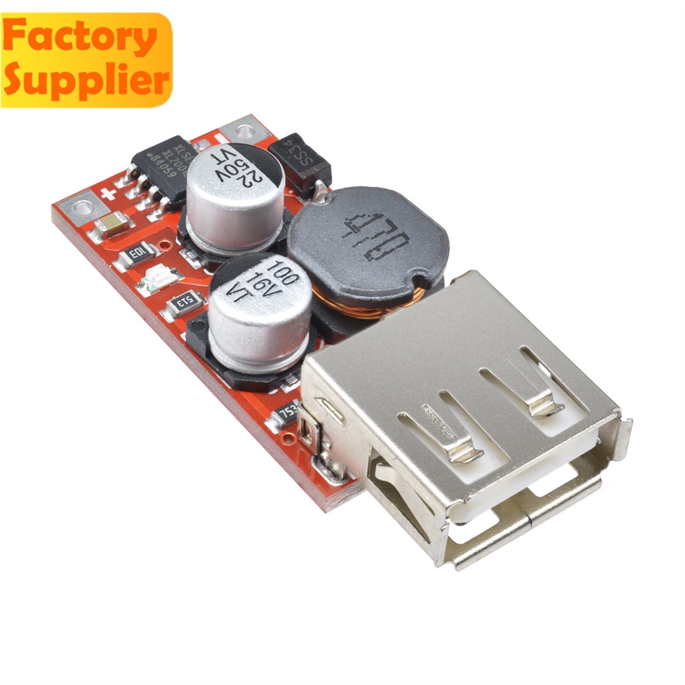 Bộ Sạc Xe Hơi Tự Lắp Ráp 9v / 12v / 24v Sang 5v Dc-Dc 3a