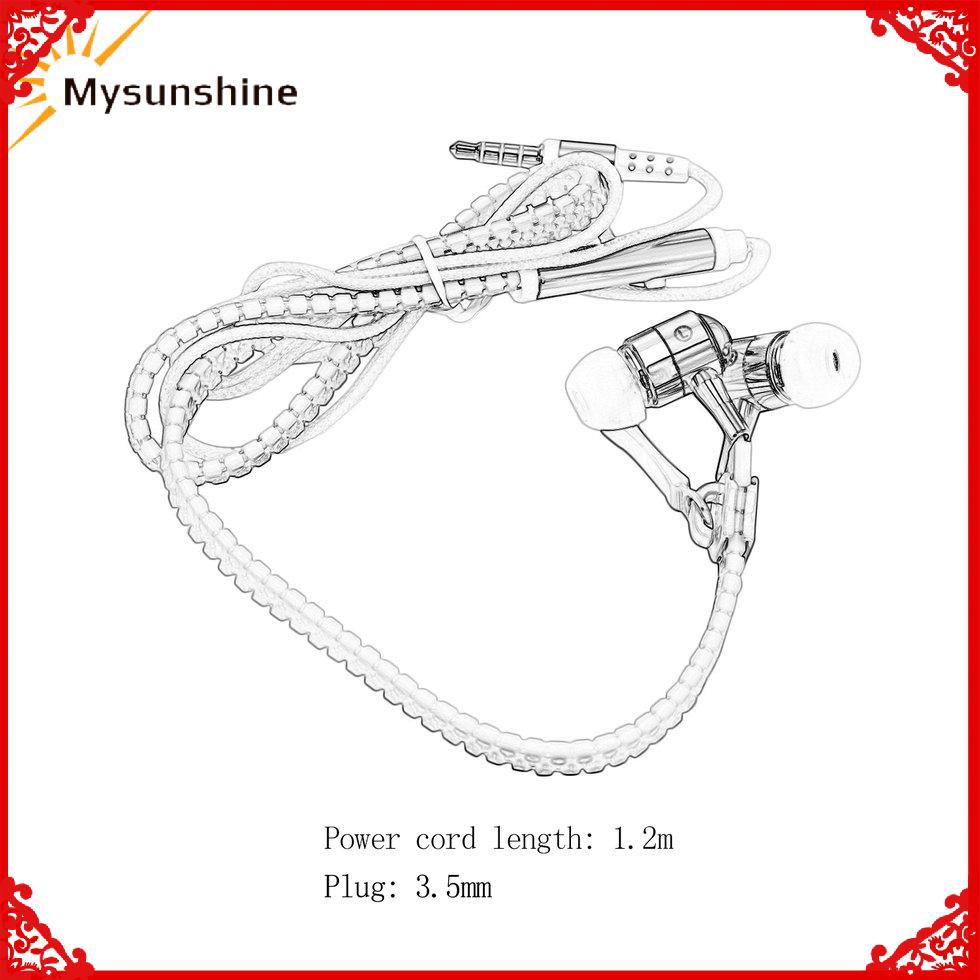 Tai Nghe Nhét Tai Có Khóa Kéo Phát Sáng Kích Thước 3.5mm Dành Cho Cặp Đôi | BigBuy360 - bigbuy360.vn