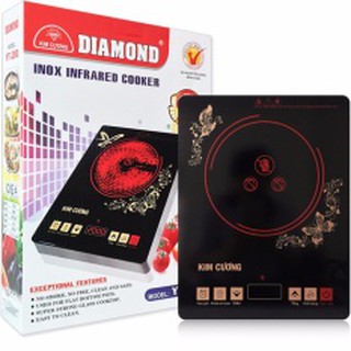 Bếp hồng ngoại kim cương ( 20D- Thân inox)