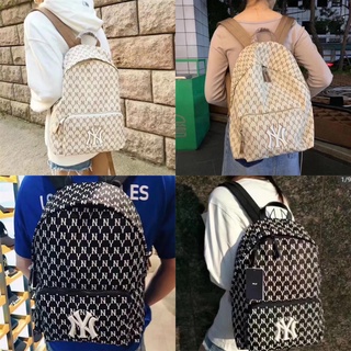( TQXK 1:1 ) Balo MLB NY Hàn Quốc Monogram Backpack Full Tag Code