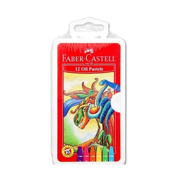 Faber-Castell Set 12 Bút Sáp Dầu Vẽ Tranh Chuyên Dụng