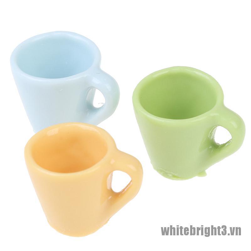 Set 3 / 4 Ly Nước Mini Màu Sắc Ngọt Ngào Phong Cách Nhật Bản Dùng Làm Phụ Kiện Chụp Ảnh Cho Nhà Búp Bê