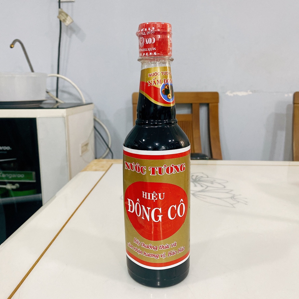 Chai 500ml nước tương nấm Đông Cô mới - Date mới 24 tháng.