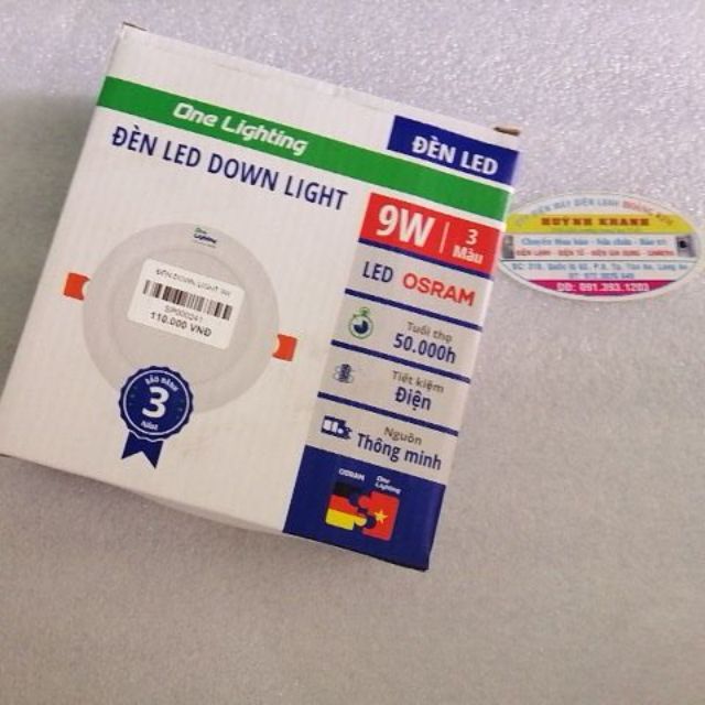 ĐÈN LED DOWN LIGHT 9w