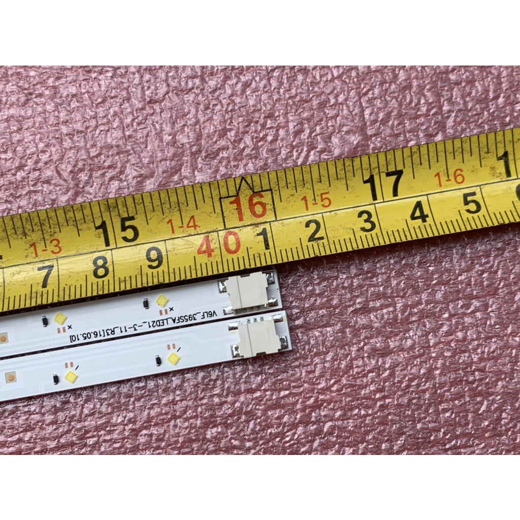 THANH LED TIVI SAMSUNG 40K5100 40K5300 V6LF_395SFA_LED21_ HÀNG MỚI 100%, BỘ 2 THANH, MỖI THANH 21 BÓNG 3V, DÀI 41cm