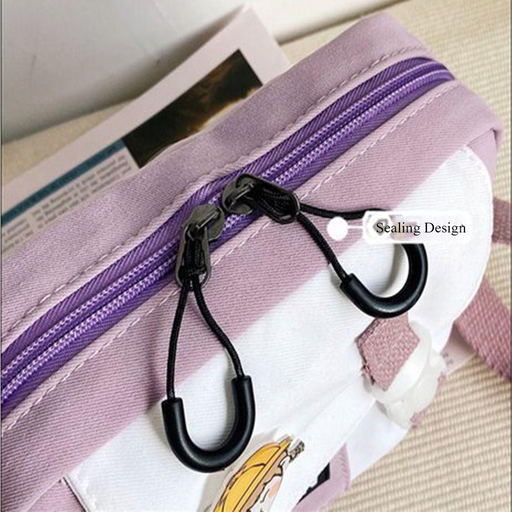 Túi Đeo Vai Bằng Vải Canvas Thiết Kế Mới Thời Trang Theo Phong Cách Nhật