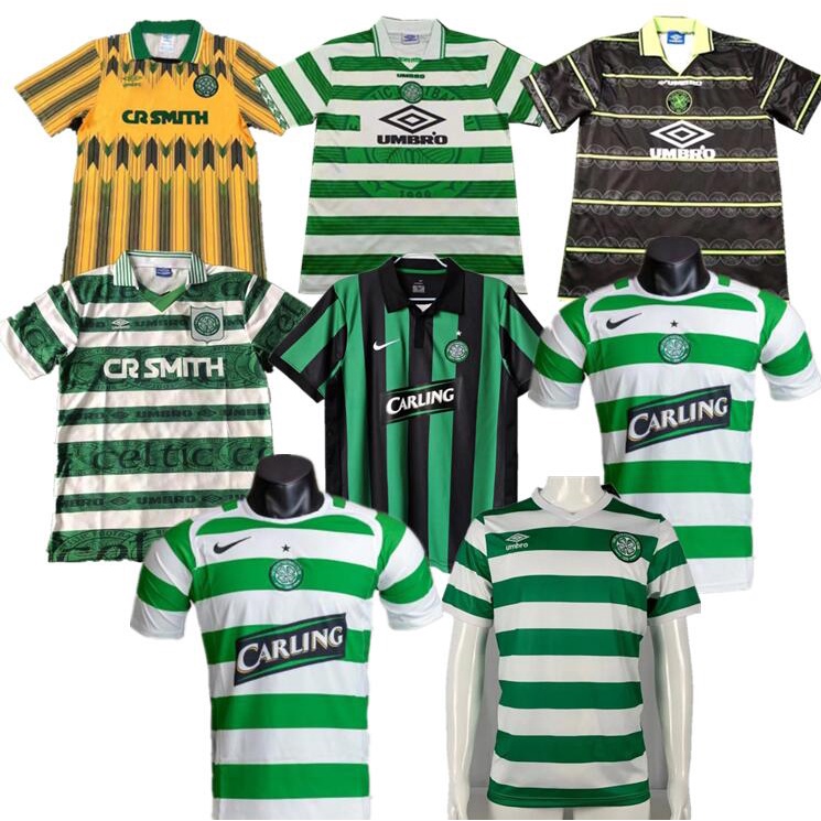 Áo Bóng Đá jersey 1980 / 81 92 / 93 95 / 97 97 / 99 98 / 99 05 / 06 Celtics Phong Cách retro Chất Lượng Cao