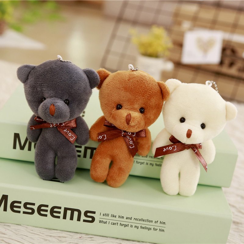 Gấu bông teddy, trang trí balo dễ thương T03 - TMC Store - Móc khóa và làm quà tặng.