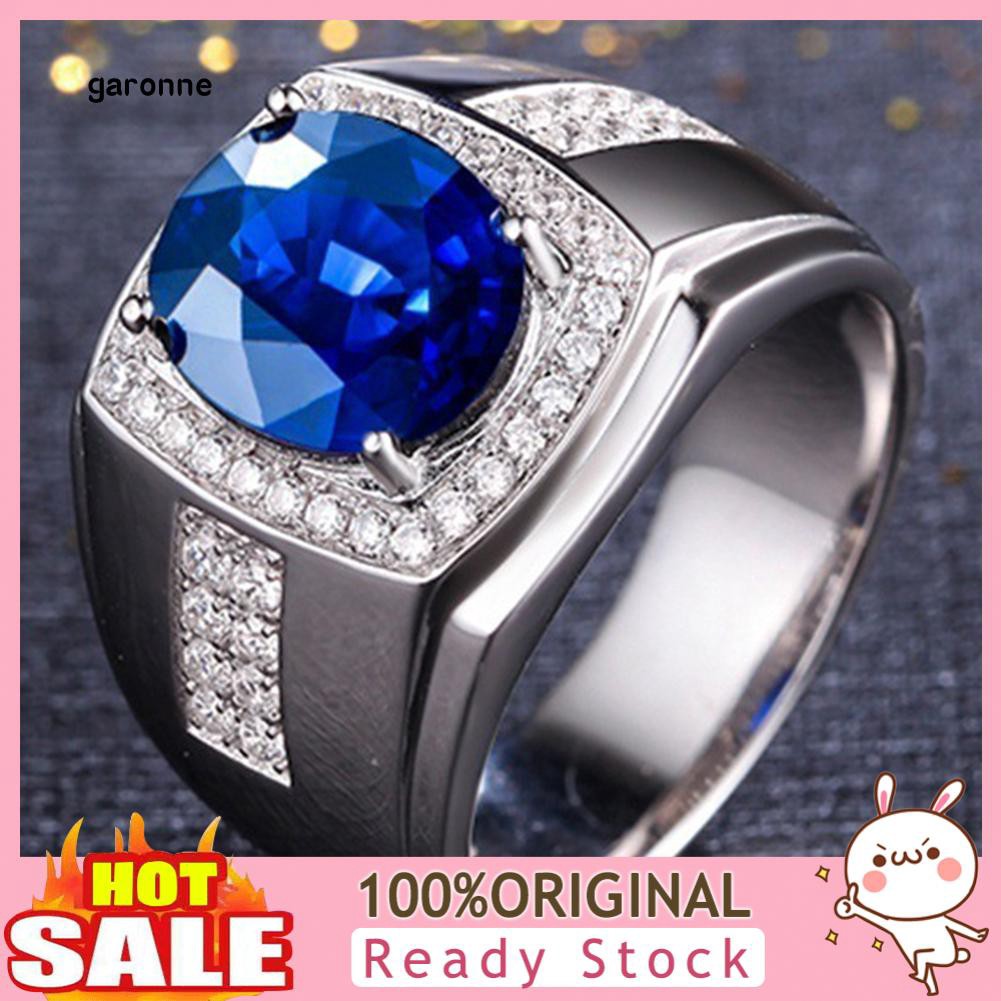 Nhẫn đính đá phong cách sang trọng thanh lịch dành cho cả nam và nữ