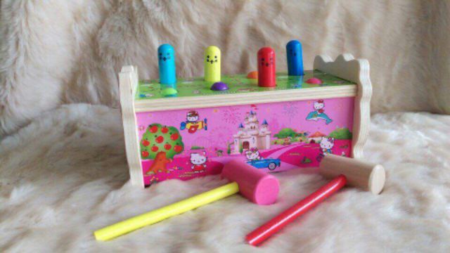 Đập chuột Hello Kitty hồng siêu yêu cho bé gái