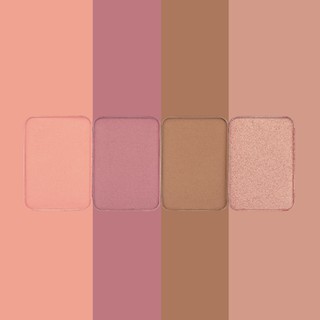 (trầy vỏ + vỡ phấn) Bảng phấn má, highlight The Balm Autobalm Cheek Pallette