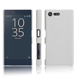 For Sony Xperia X COMPACT Case Crocodile Pattern Skin Hard Cover