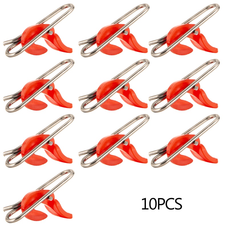 Set 10 Dụng Cụ Gỡ Lưỡi Câu Cá Bằng Nhựa Nhỏ Gọn Tiện Lợi