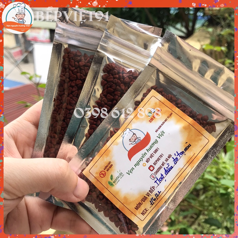 Hạt điều đỏ tạo màu  20gram
