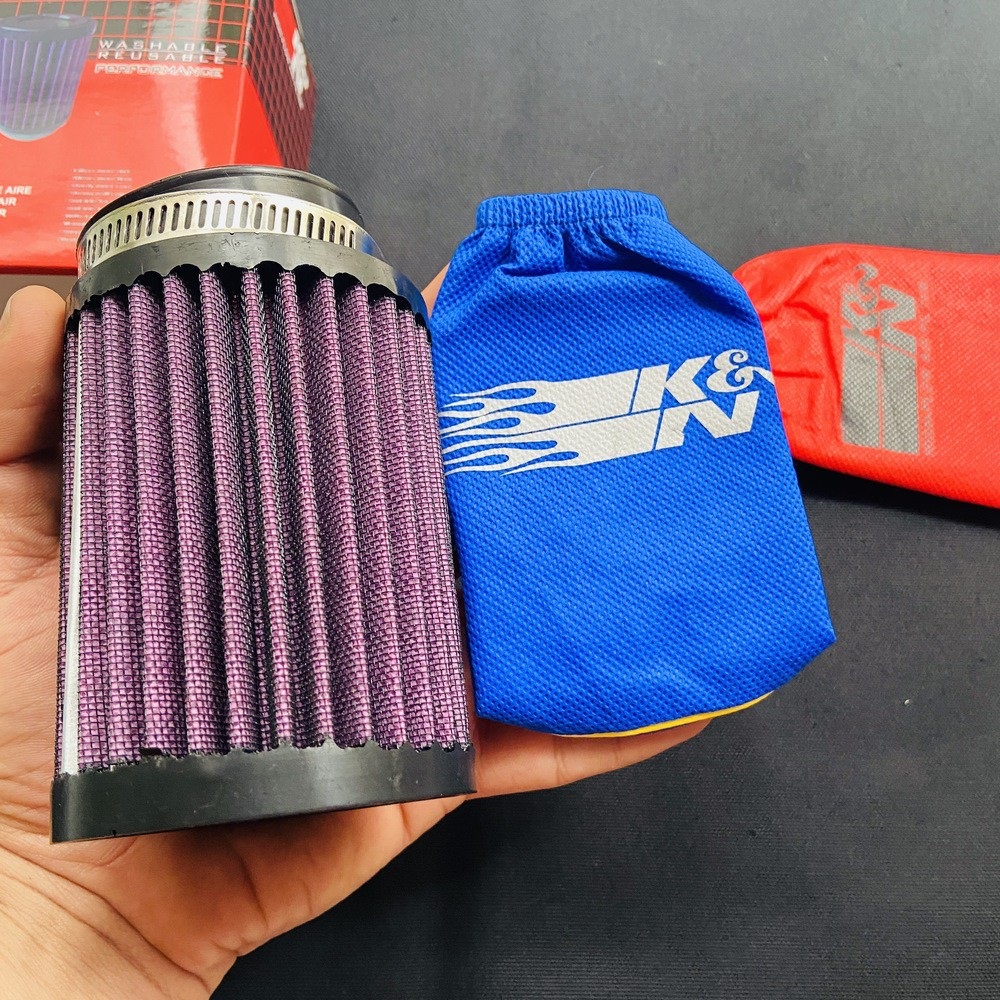 PÔ E TRỤ KN, LỌC GIÓ TRỤ KN KÈM ÁO MƯA CHỐNG NƯỚC ĐỘ CHO CÁC DÒNG XE THÔNG DỤNG NHƯ EXCITER, WINNER, RAIDER, SATRIA,..