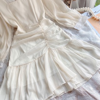 Váy nude voan đuôi cá(sẵn tại shop )