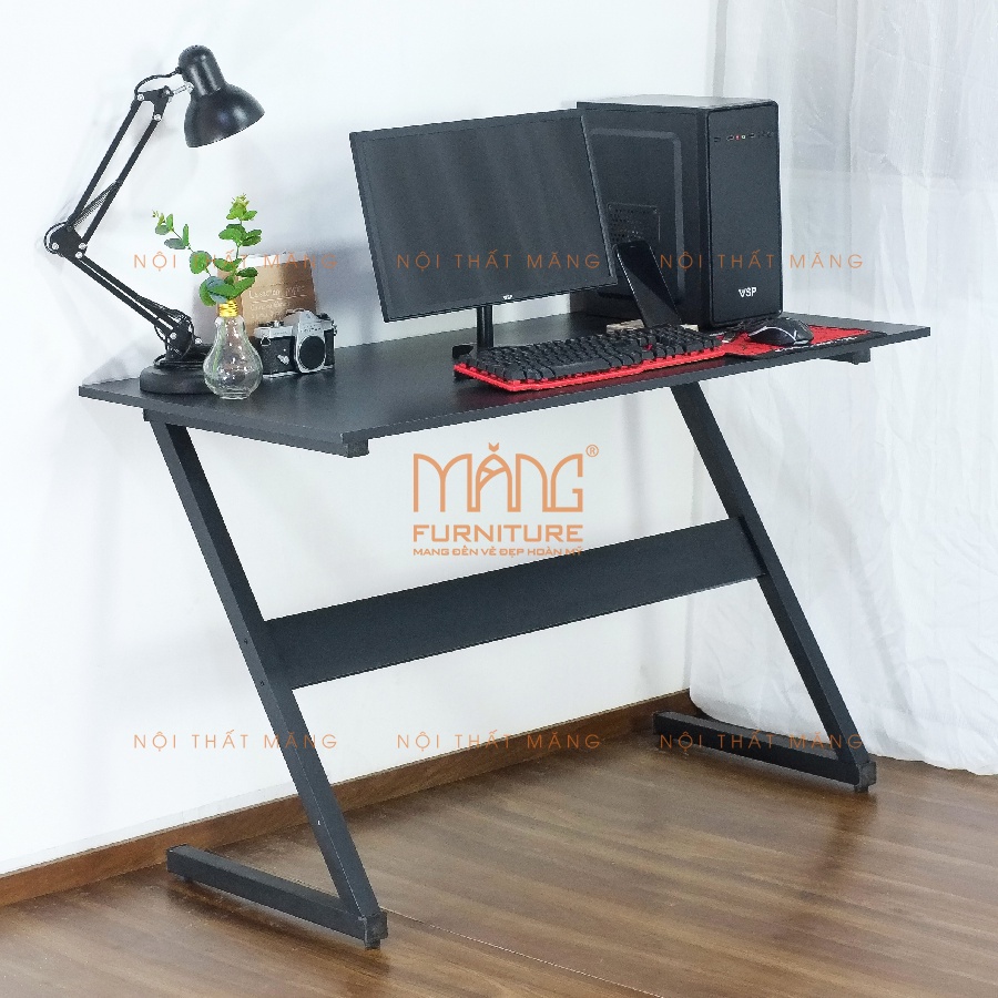 Bàn Gaming Chữ Z, làm việc, học sinh, văn phòng, Chân sắt sơn tĩnh điện cao cấp BLV Z
