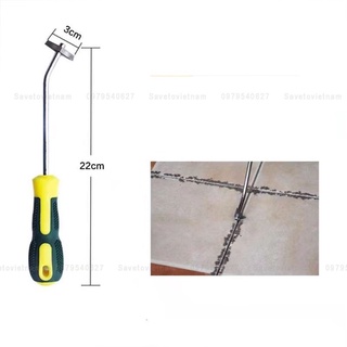 Dụng cụ cậy mạch gạch, tua vít cạo mạch gạch cũ xi măng rất đơn giản