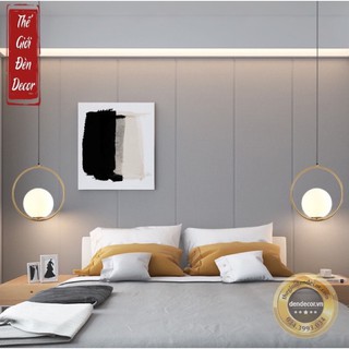 Đèn thả hiện đại quả cầu thủy tinh bàn ăn phòng khách phòng ngủ