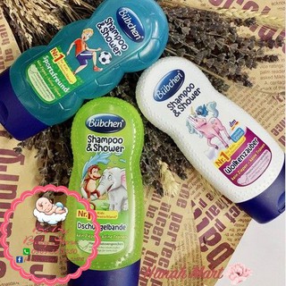 Sữa tắm gội cho bé Bubchen đủ hương 230ml nội địa Đức