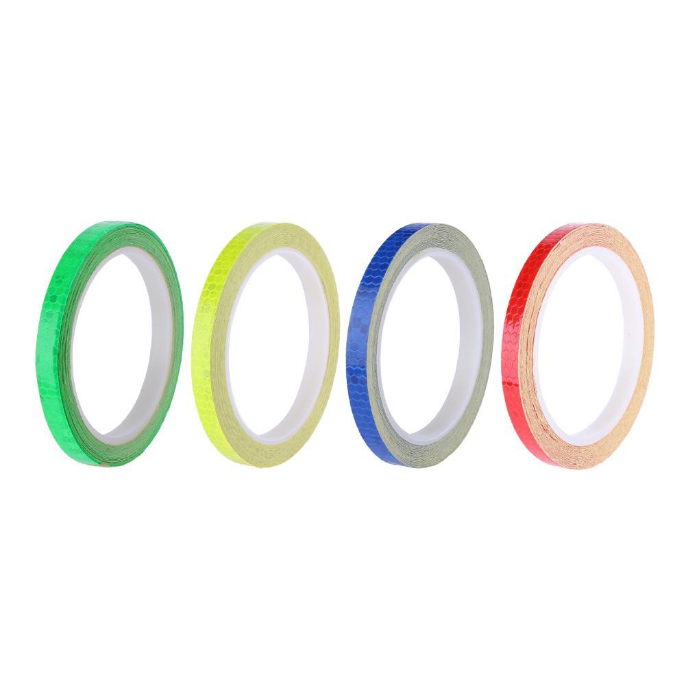 800cm chống nước huỳnh quang an toàn xe đạp mtb dán phản quang