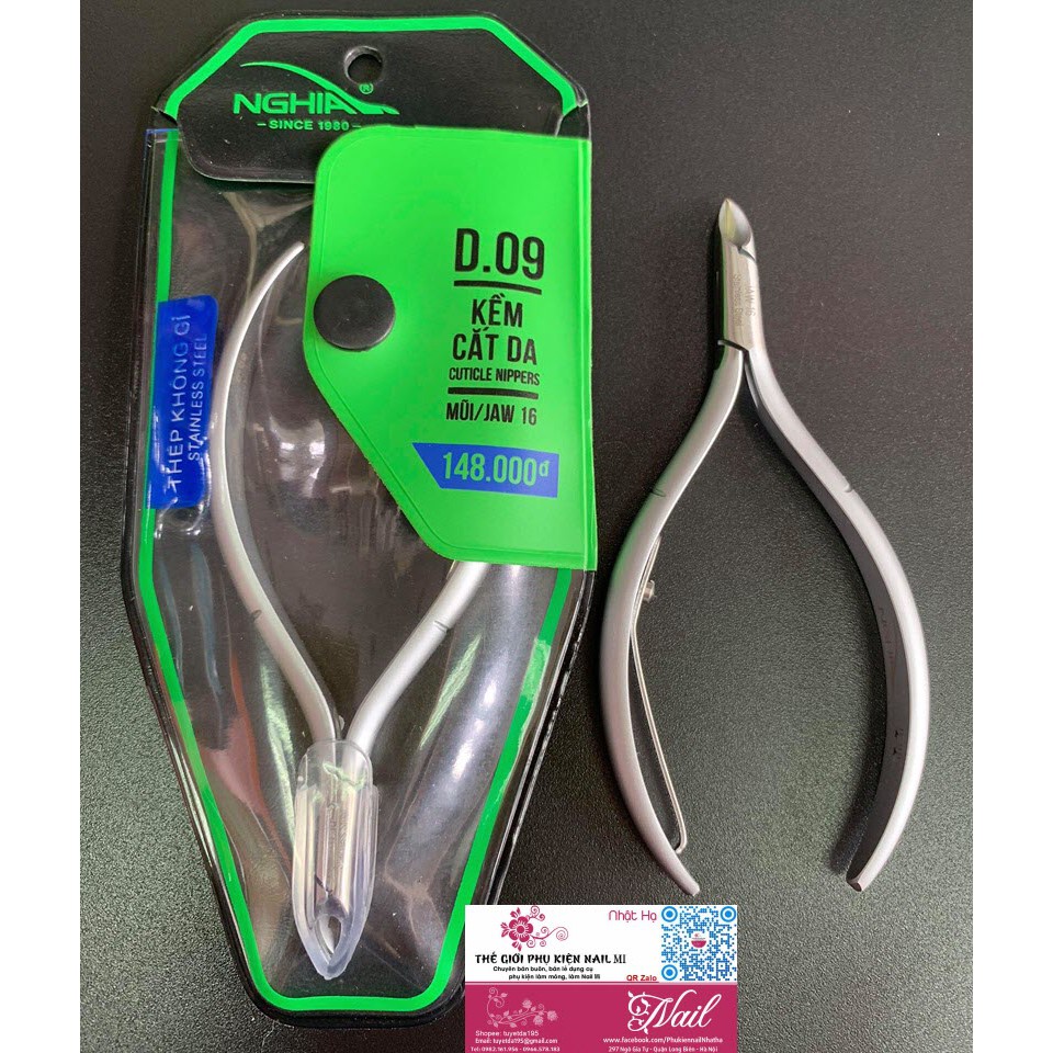 Kềm cắt da Nghĩa thép không gỉ D09