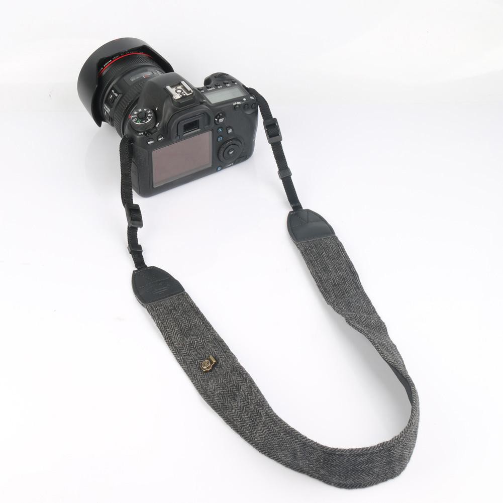 Dây đeo cổ giữ máy ảnh phong cách vintage thích hợp cho camera Sony Nikon Canon Olympus DSLR