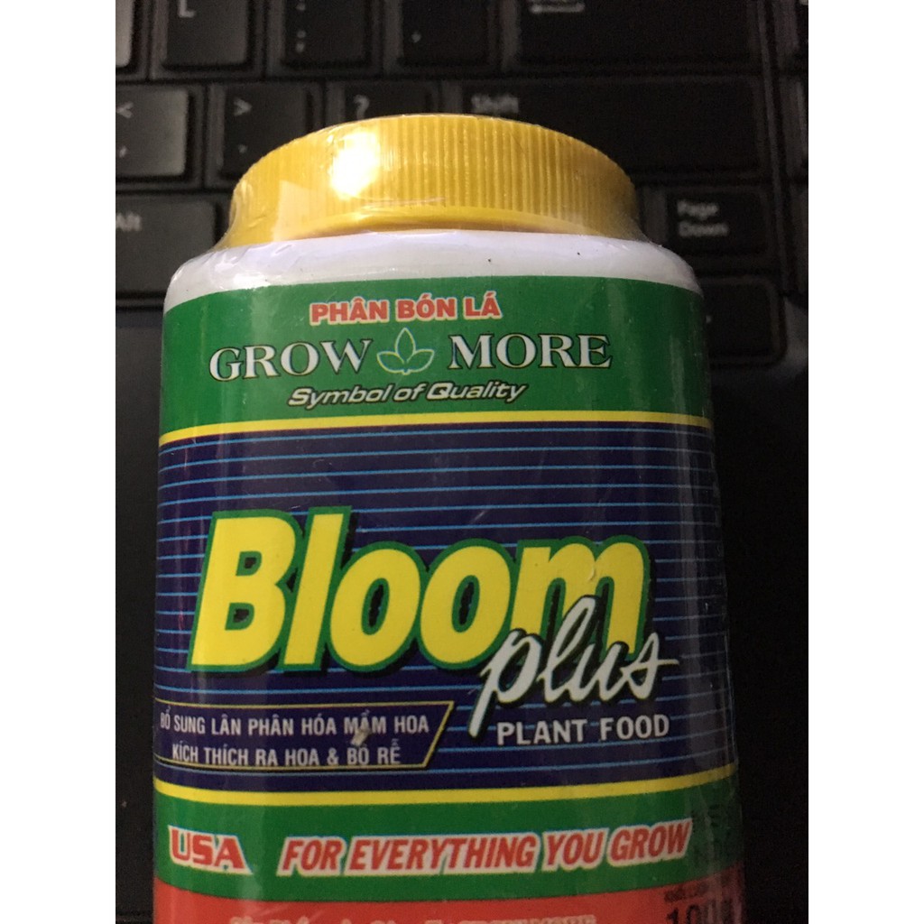 Phân bón NPK Bloom Plus 100gr Growmore 10-60-10