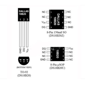 IC ĐO NHIỆT ĐỘ DALLAS 18B20