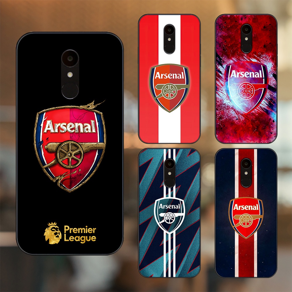 Ốp lưng Xiaomi Redmi 5 viền đen in hình Arsenal FC