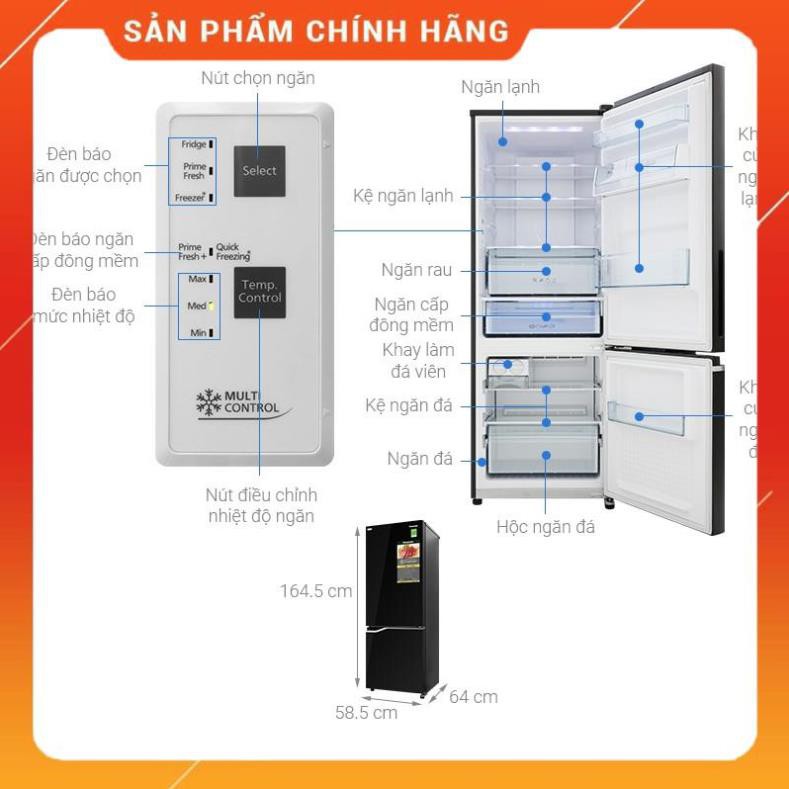 [ VẬN CHUYỂN MIỄN PHÍ KHU VỰC HÀ NỘI ] Tủ lạnh Panasonic 290L NR-BV320GKVN