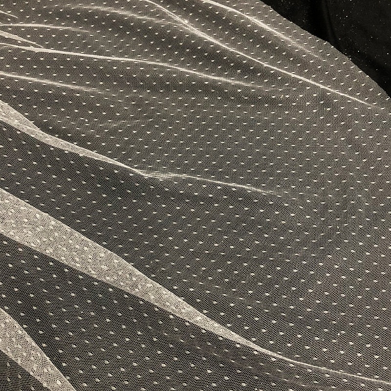 Mạng Che Mặt Vải Tuyn Chấm Bi Kèm Dây Ruy Băng Trang Trí Tóc Cho Cô Dâu