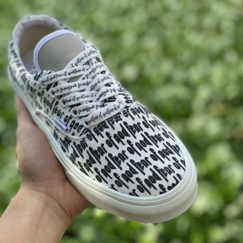 |  KHOAI SNEAKER| Giày thể thao vans fog chữ mẫu mới 2022 bản đẹp lót rời tặng kèm tất
