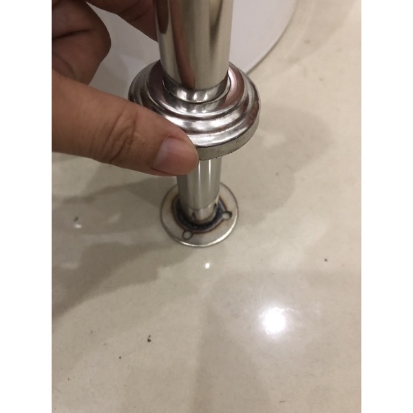 CÂY GÁC CHÂN,KỆ GÁC CHÂN, THANH INOX GÁC CHÂN LÀM MÓNG, LÀM NAIL HOPU-350Na